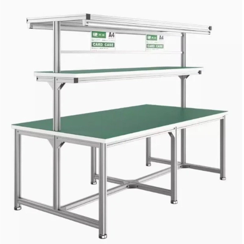 Electronics Repair Workbench - Workbench Garage Customizable Woodworking Workbench Double-layer