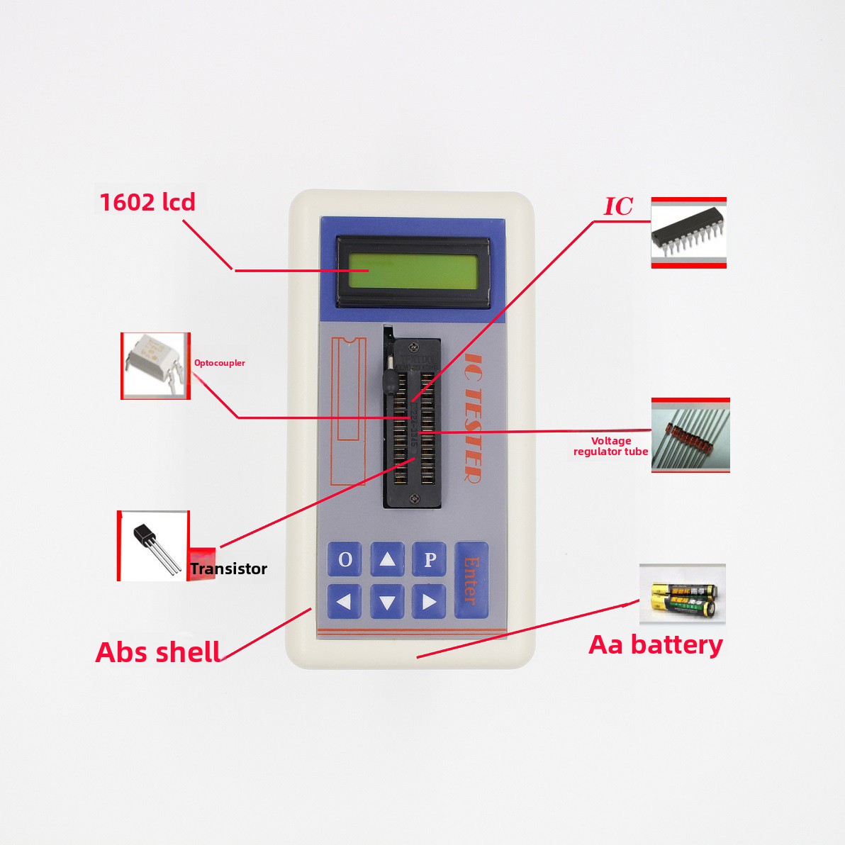 Electronics Repair Shop - TSH‑06F IC Transistor Tester for Electronic