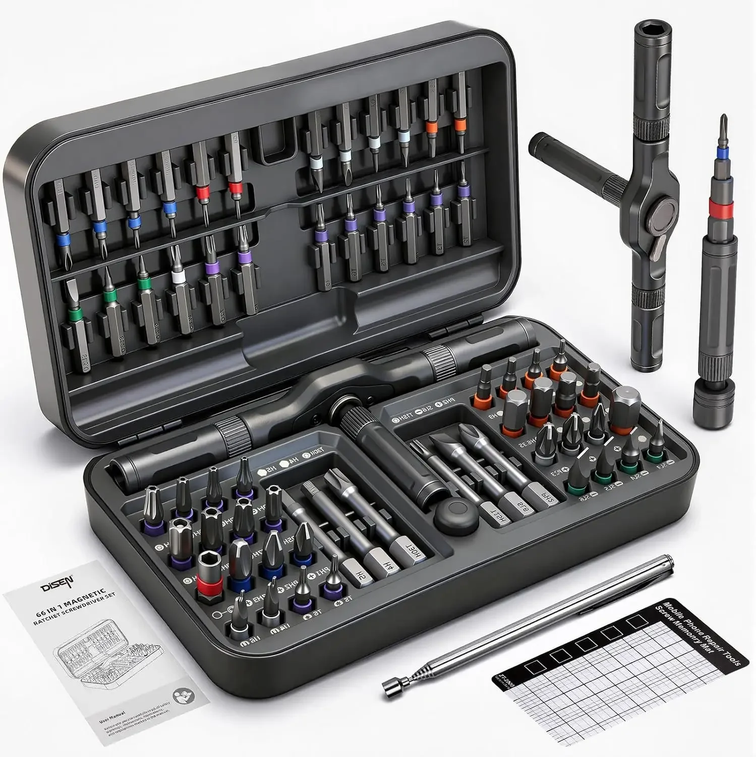 Electronics Repair Game - 68 in 1 Ratcheting Screwdriver Set,