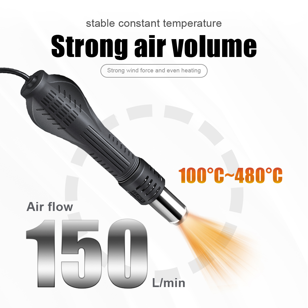2 in 1 750W Hot Air Gun LCD Di - Hot Air Station 858 review and price