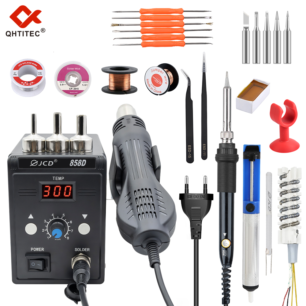 JCD Hot Air Gun 858D BGA Rewor - Hot Air Station 858 review and price