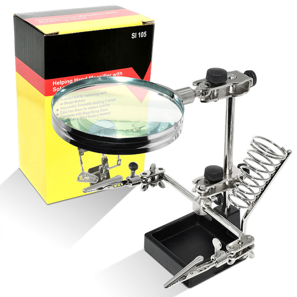 3X Magnifying Glass with Third - Electronics Repair Workbench review and price