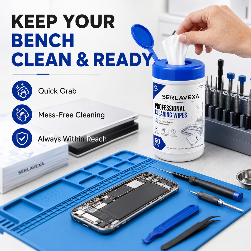 60 Count Electronics Cleaning  - Electronics Repair Workbench review and price
