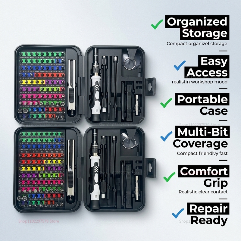 132 in 1 Precision Screwdriver - Electronics Repair Shop review and price